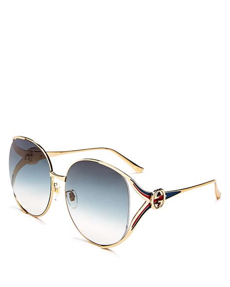 gucci 56mm oversized round sunglasses|gucci sunglasses for women 2020.